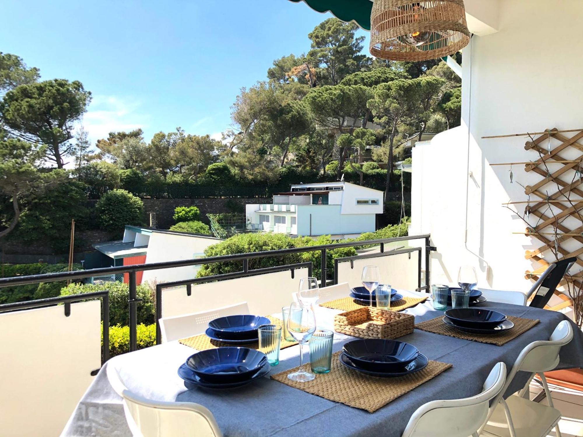 Ferienwohnung Un Passo Dal Mare Zoagli Exterior foto